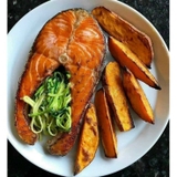 Cá Hồi Cắt Khúc - Túi 1kg