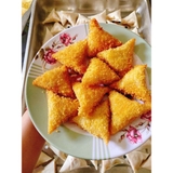 Chả Giò Hải Sản Tam Giác Vàng Khay 10 Cái