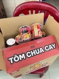 Mì Ly Nước Kokomi chua cay tôm 1 thùng mỳ 24 ly x 60g