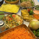 Gà ủ muối nữa con siêu ngon hàng lc food