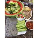 Bánh Tráng Nhúng Mè Đen   50 Bánh Đặc Sản Phan Răng 1kg