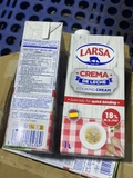 Kem sữa nấu ăn Larsa 18% hộp 1 Lít