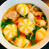 Bánh Bao Thả Lẩu Nhân Trứng Cá Phú Mark - Cam - Túi 500Gr