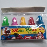 Lốc 5 Màu Thực Phẩm Mini chai 5ml