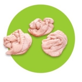 Da Gà Tươi Cấp Đông - Túi 1Kg