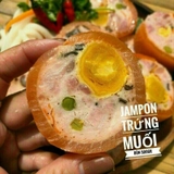 JAMBON TRỨNG MUỐI ( chả da cam ) đòn 500g