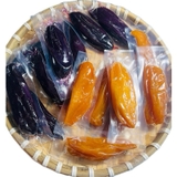 Khoai lang Tím sấy dẻo không đường, vị ít ngọt. túi 450g