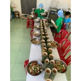 Heo rừng núp ống tre ống nặng khoản 700g thịt 300g