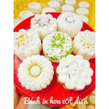 BÁNH IN HOA CỐT DỪA MIX 3 VỊ hộp 4 cái mỗi cái 150g