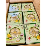 BÁNH IN HOA CỐT DỪA MIX 3 VỊ hộp 4 cái mỗi cái 150g