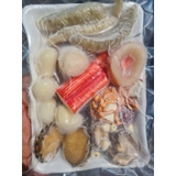 Set soup Bào ngư hải sâm sốt hoàng kim 350g-400g