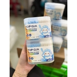 Combo 4 hộp bông ngoáy tai Topgia đa năng đầu bông mềm mịn tiện lợi moi hop 300 que