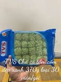 TVS Chả cá tẩm cốm dẹp xanh 370g loại 30 viên/gói