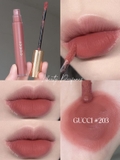 GUCCI Liquid Matte Lip Colour - 203 Mildred Rosewood