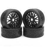 Bánh xe cao su trục lục giác 17mm