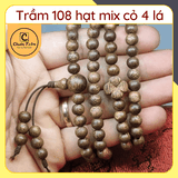 Vòng Tay Trầm Hương 108 hạt Chuẩn Trầm, vòng tay 108 hạt trầm tốc mix nhiều loại