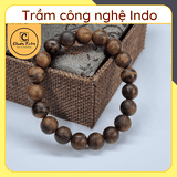 Vòng Tay Trầm Hương công nghệ indo Chuẩn Trầm, mùi thanh, bao mùi vĩnh viễn