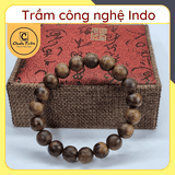 Vòng Tay Trầm Hương công nghệ indo Chuẩn Trầm, mùi thanh, bao mùi vĩnh viễn