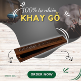 Khay gỗ đốt nhang không tăm - Chuẩn Trầm