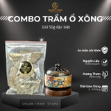 Combo trầm ổ ( trầm miếng) đặc biệt và lư điện - chuẩn trầm