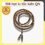 Vòng Tay Trầm Hương 108 Hạt tốc kiến Quảng Nam tự nhiên CHUẨN TRẦM - dạng lu, trầm hương tự nhiên cao cấp