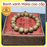 Vòng Tay Trầm Hương Banh xanh Malai tự nhiên cao cấp Chuẩn Trầm - thơm mạnh, bao mùi vĩnh viễn, bảo hành trọn đời
