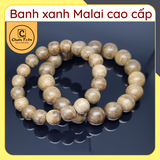 Vòng Tay Trầm Hương Banh xanh Malai tự nhiên cao cấp Chuẩn Trầm - thơm mạnh, bao mùi vĩnh viễn, bảo hành trọn đời