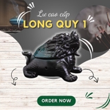 Lư xông trầm cao cấp long quy kim tiền - chuẩn trầm