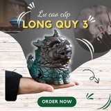 Lư xông trầm cao cấp long quy kim tiền - chuẩn trầm