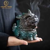 Lư xông trầm cao cấp long quy kim tiền - chuẩn trầm