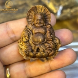 Mặt dây chuyền trầm hương tự nhiên bọc vàng bạc theo yêu cầu - Chuẩn Trầm