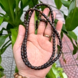 Vòng tay trầm hương 108 hạt banh indo dạng lu đặc biệt CHUẨN TRẦM - Vòng Tay phong thủy Tự Nhiên 100%