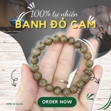 Vòng tay trầm hương banh đỏ Campuchia 8mm - Chuẩn Trầm