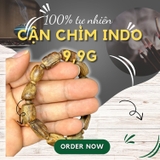 Vòng tay trầm hương cận chìm Indo 9,9g - chuẩn trầm