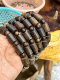 Vòng tay trầm hương công nghệ Indonesia kiểu trúc - Chuẩn Trầm
