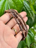 Dây chuyền trầm hương tự nhiên rục dầu Việt kiểu thô - Chuẩn Trầm