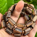 Vòng tay trầm hương tự nhiên rục dầu Việt kiểu thô - Chuẩn Trầm