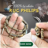 Vòng tay trầm hương tụ nhiên rục Philips - Chuẩn Trầm