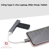 Hub Orico chính hãng/ Cổng chuyển đổi HUB USB Type C to USB ra 4 cổng USB cho Laptop, Macbook - HUB USB Type C 4 in 1