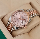 Rolex 116231 tia hồng cọc kim dây đeo jubilee size 36mm , fullbox 2018