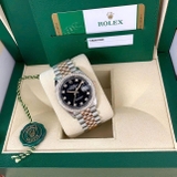 Datejust 12628Rbr Đen Niềng Kim Zin