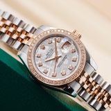 Lady Datejust 179171 Thiên Thạch Niềng Kim Lên
