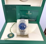 Đồng Hồ Rolex Datejust 126200 36mm Mặt Số Hoạ Tiết Xếp Gạch Xanh