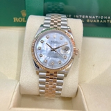 Đồng Hổ Rolex Datejust 126231 36mm Mặt Số Khảm Trai Cọc Kim Jubilee