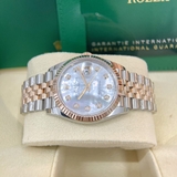 Đồng Hổ Rolex Datejust 126231 36mm Mặt Số Khảm Trai Cọc Kim Jubilee