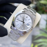 126300 Mặt Silver Cọc Số Index Dây Đeo Oyster New 2023
