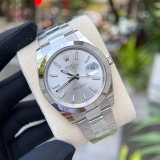 126300 Mặt Silver Cọc Số Index Dây Đeo Oyster New 2023