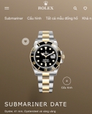 126613LN  Submariner Black size 41mm lướt fullbox 2022