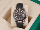 116655 Yacht black size 40mm vàng hồng nguyên khối 18k