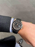 116655 Yacht black size 40mm vàng hồng nguyên khối 18k